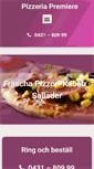Mobile Screenshot of pizzeriapremiere.se